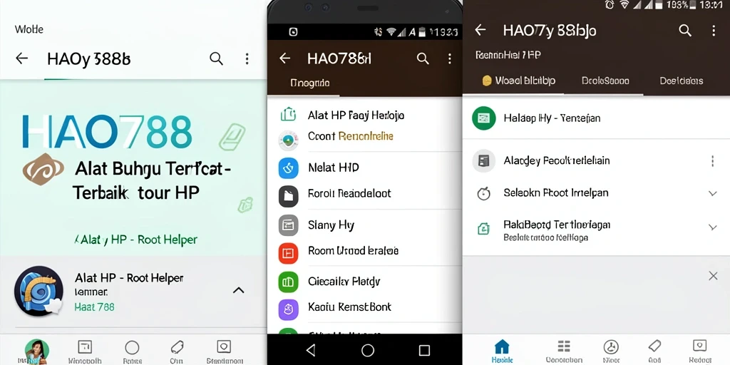 Antarmuka HAO788 yang sederhana dan efektif untuk pengaturan Root Helper.