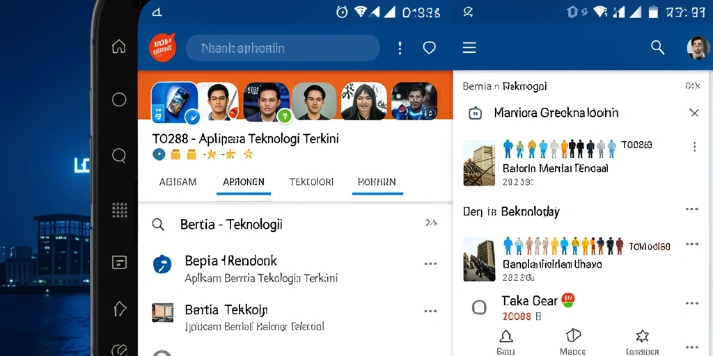 Tampilan antarmuka aplikasi TO288 yang modern dan intuitif.